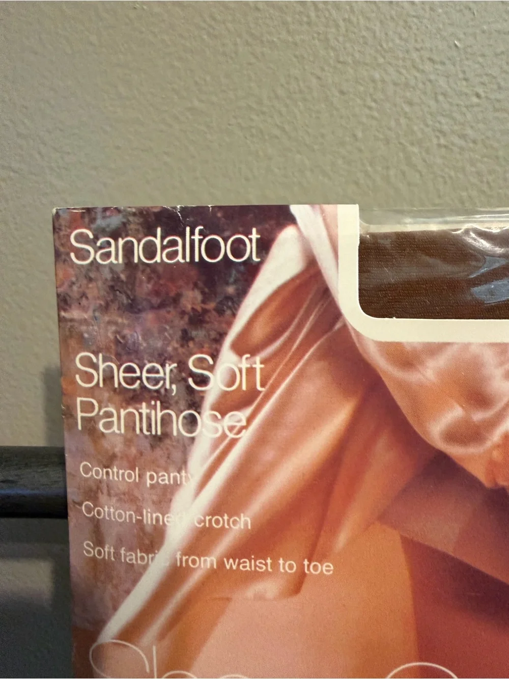 Vintage JCPenney Sheer Caress Control Top Pantyhose Long Suntan 03 NOS